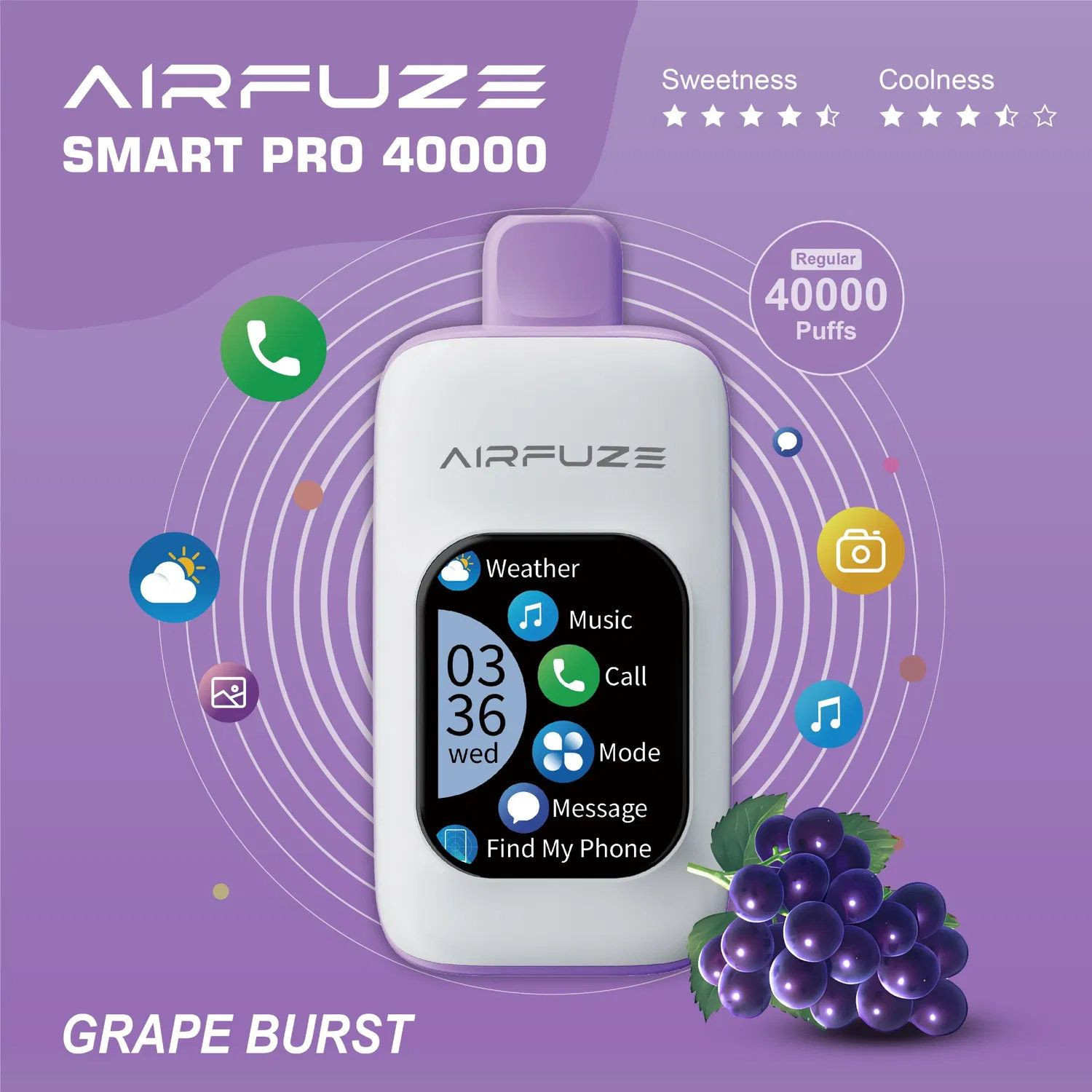 ColombiaAirFuze Smart Pro 40000 Puffs Disposable Vape Cheap Bulk Buy South AfricaAirFuze Smart 30000 Wholesale
