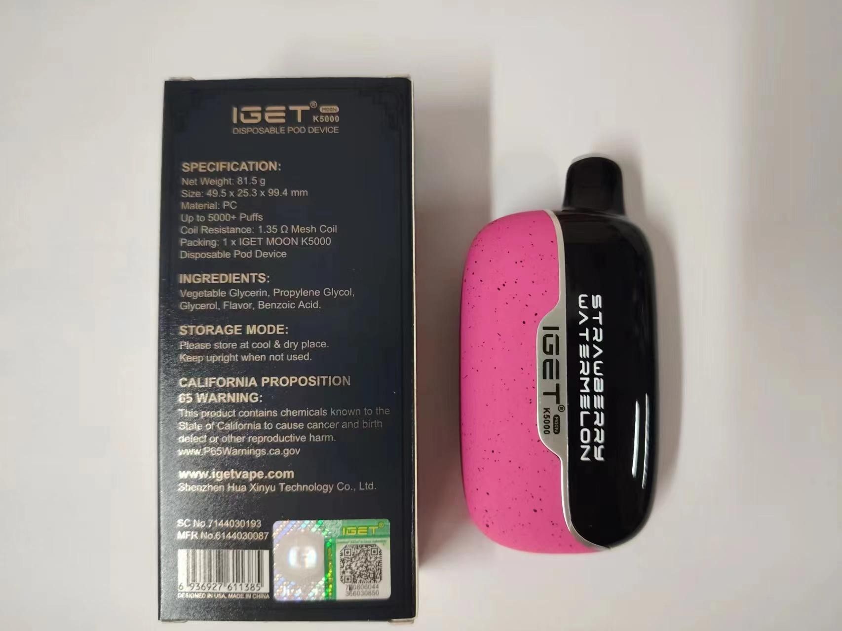 IGET Bar Cheap Vape Pen Wholesale iGET Vape 35000 5000 10000 Puffs Worldwide Supply