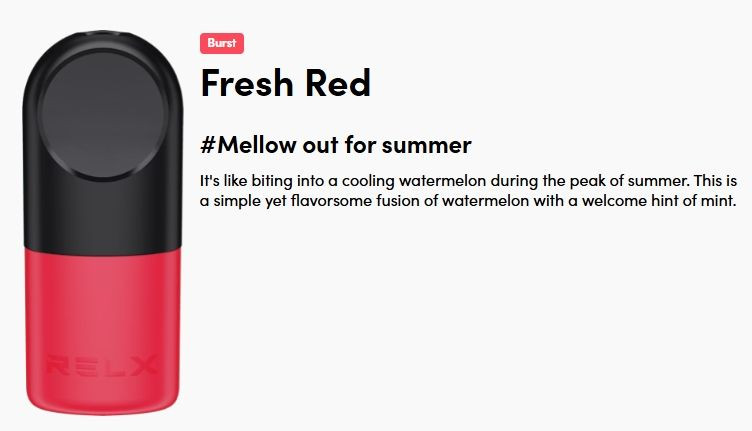 RelxofInfinity Pod Pro Essential Device Strawberry Burst 0-1.8% Nic Wholesale