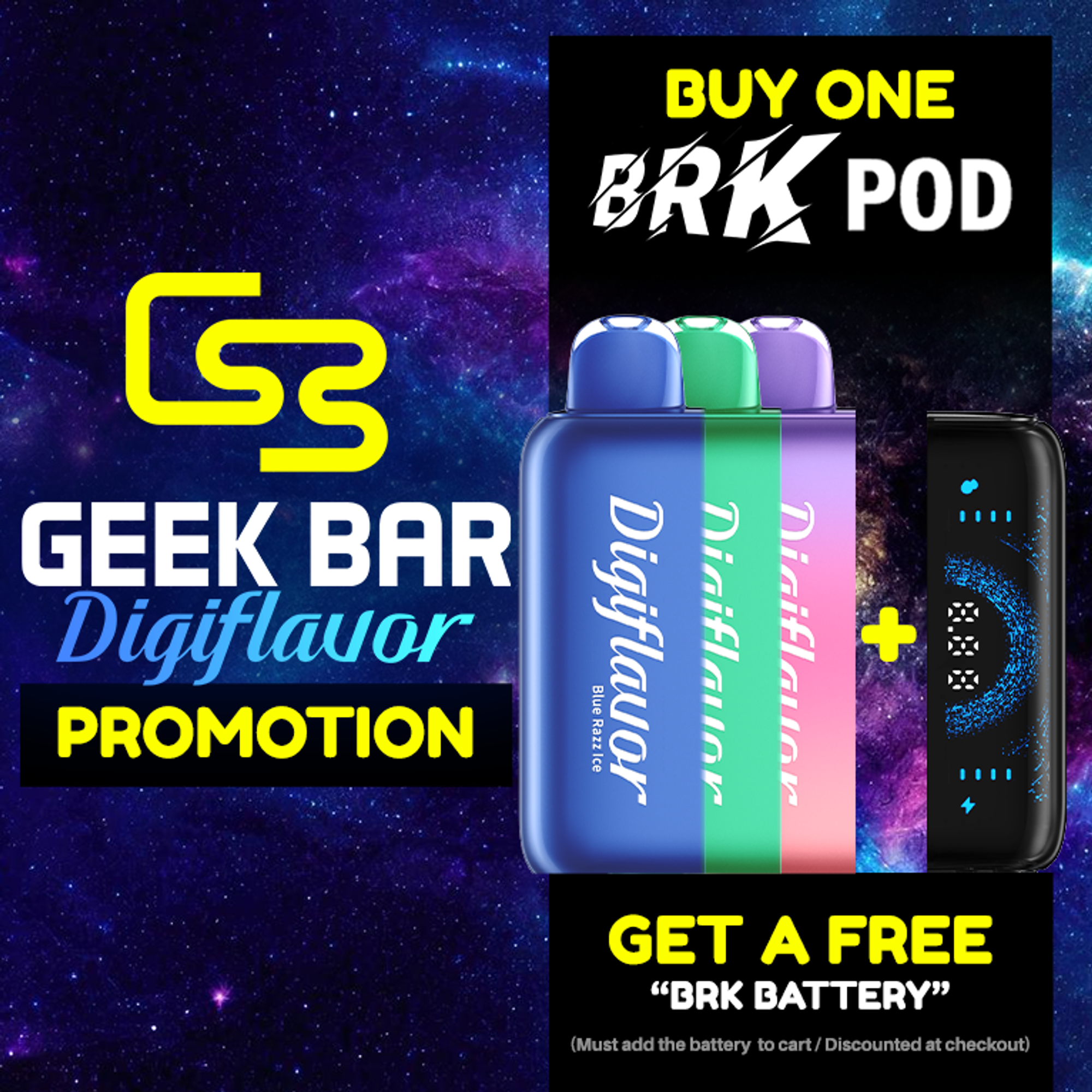 Geek Bar Digiflavor BRK 20000 Disposable Pods | Bulk in low price
