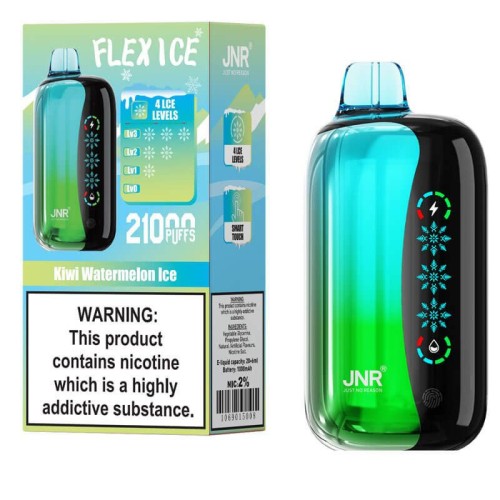 Touch Screen JNR Flex Ice 21000 Puffs Disposable Vape 20+6ml Capacity Disposable Vape Shisha Hookah Wholesale